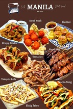 A group of different Filipino foods